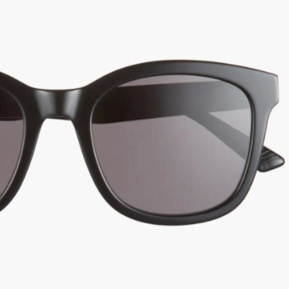 Bottega Veneta 54mm Round Oval Sunglasses black main image 11